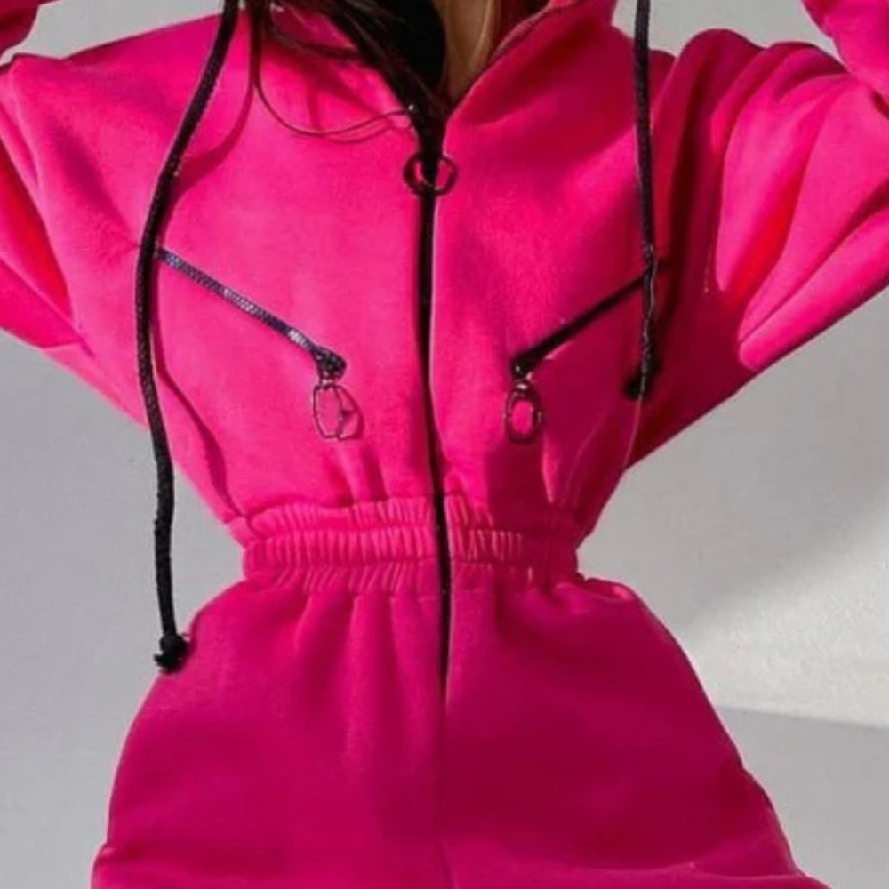 REBECCA - Luchtige Zomer Jumpsuit met Kap voor Dames