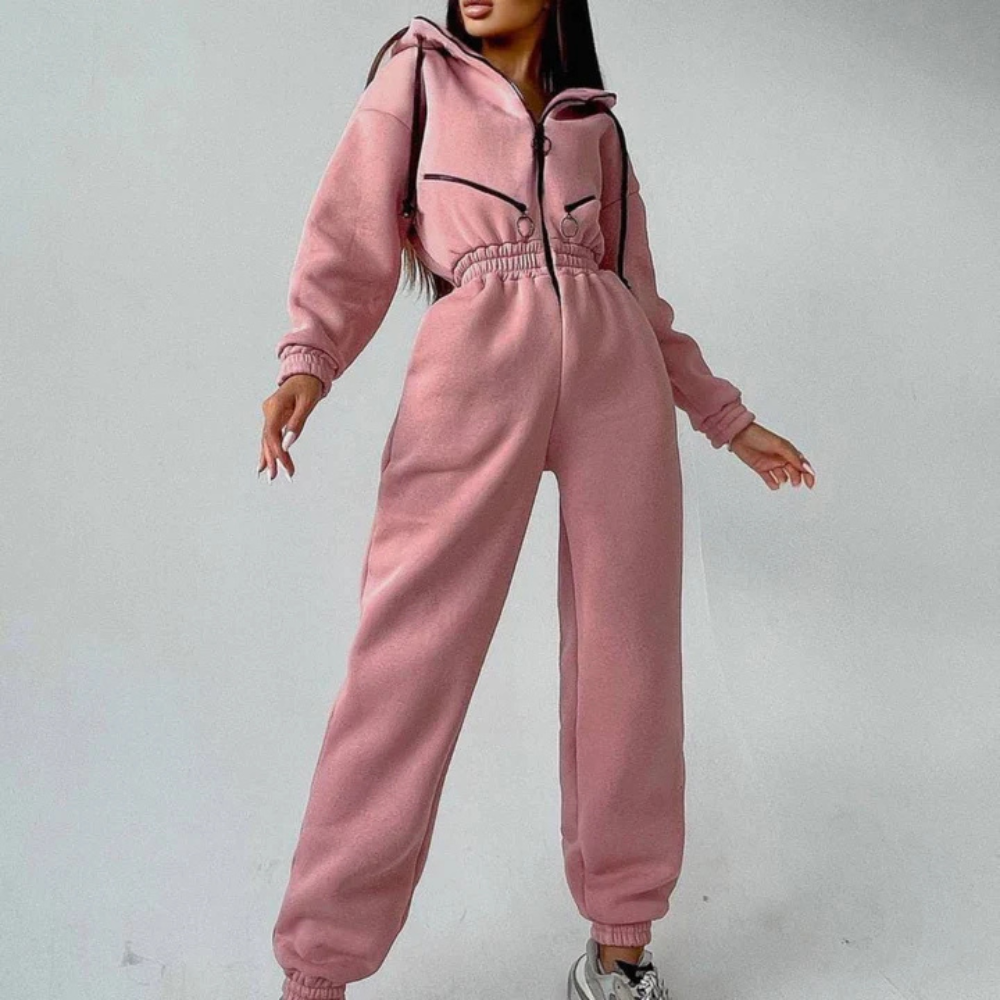 REBECCA - Luchtige Zomer Jumpsuit met Kap voor Dames