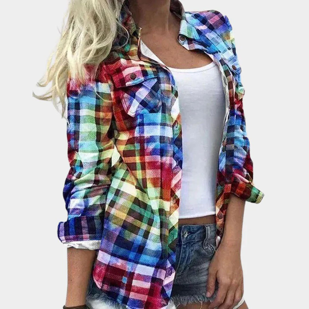 REESE - Kleurrijk zomers damesshirt