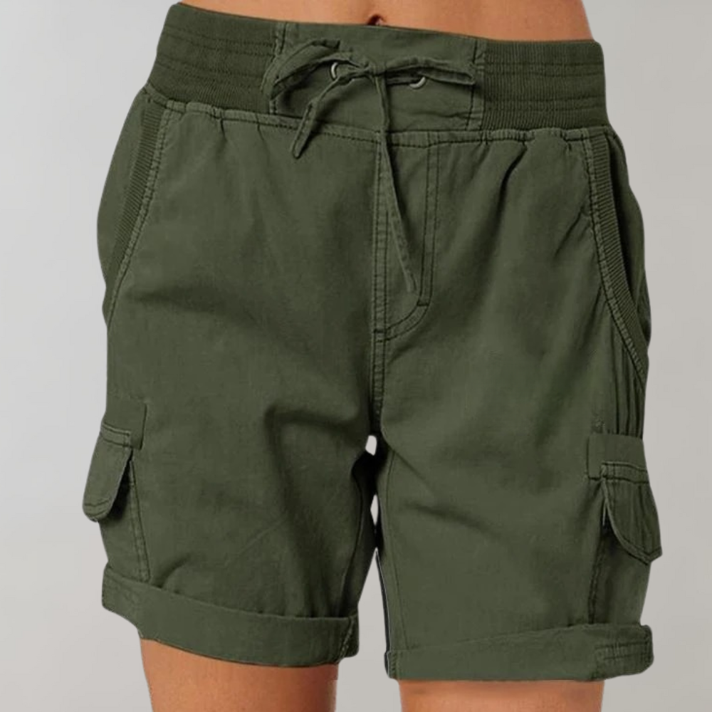 Dorthea - Zomerse damesshort met hoge taille