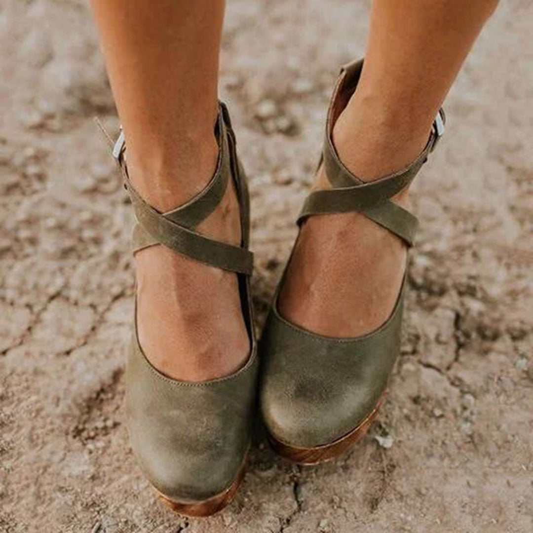 EVERLY - Elegante zomerschoenen met hoge hakken