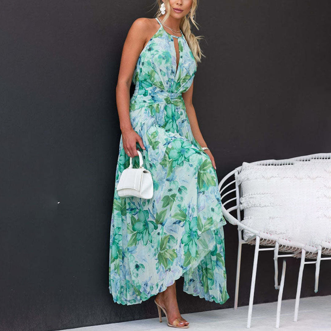 GUNILLA - Zomerse gebloemde maxi jurk