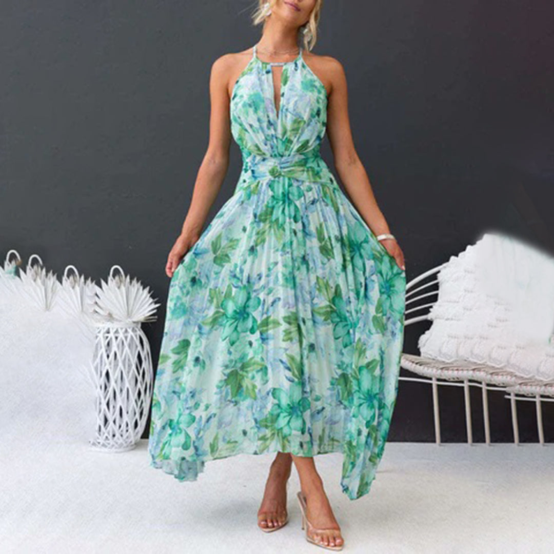 GUNILLA - Zomerse gebloemde maxi jurk