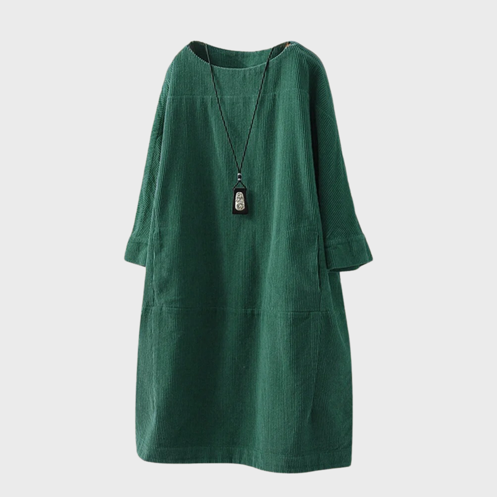 Idunn - Corduroy damesjurk voor de zomer