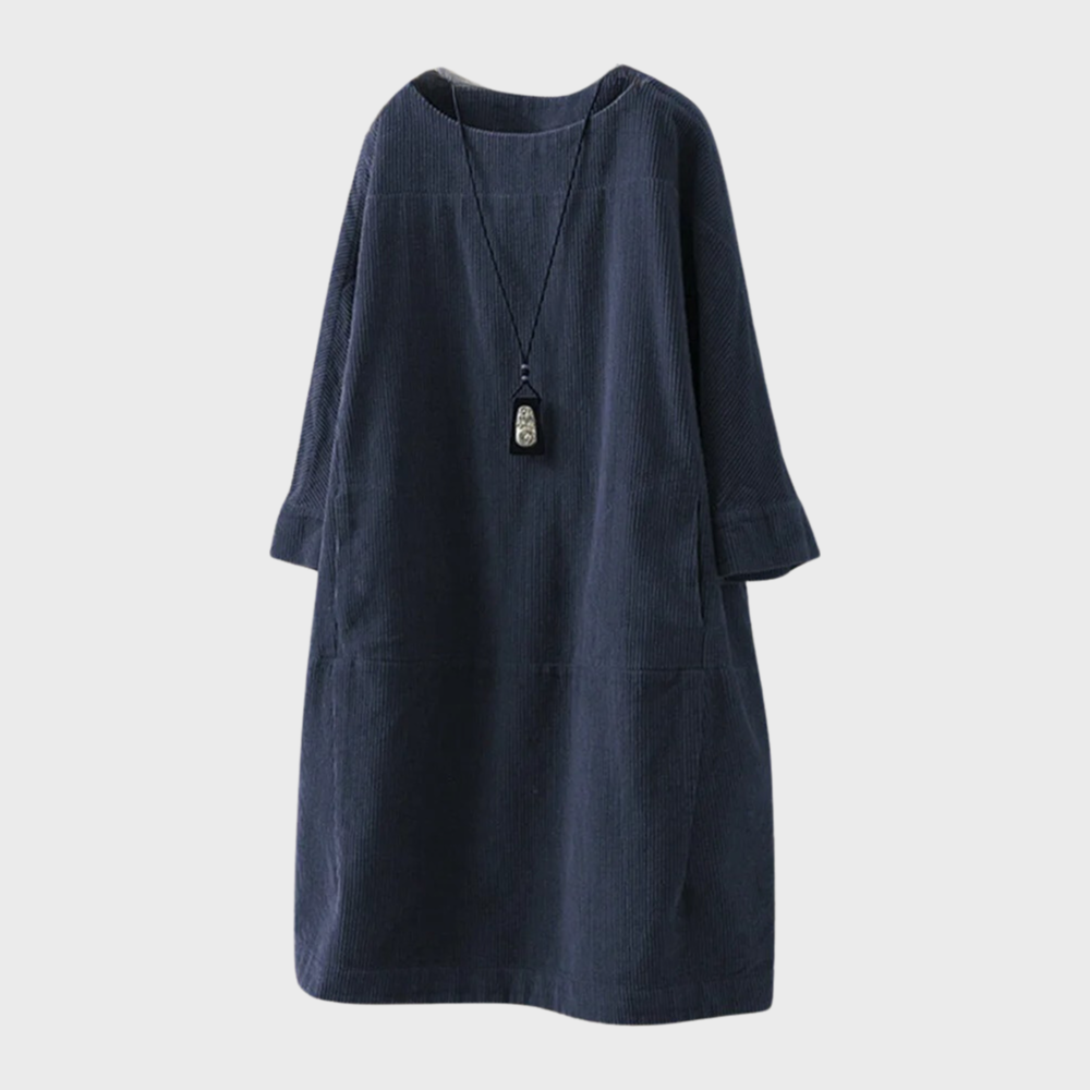 Idunn - Corduroy damesjurk voor de zomer