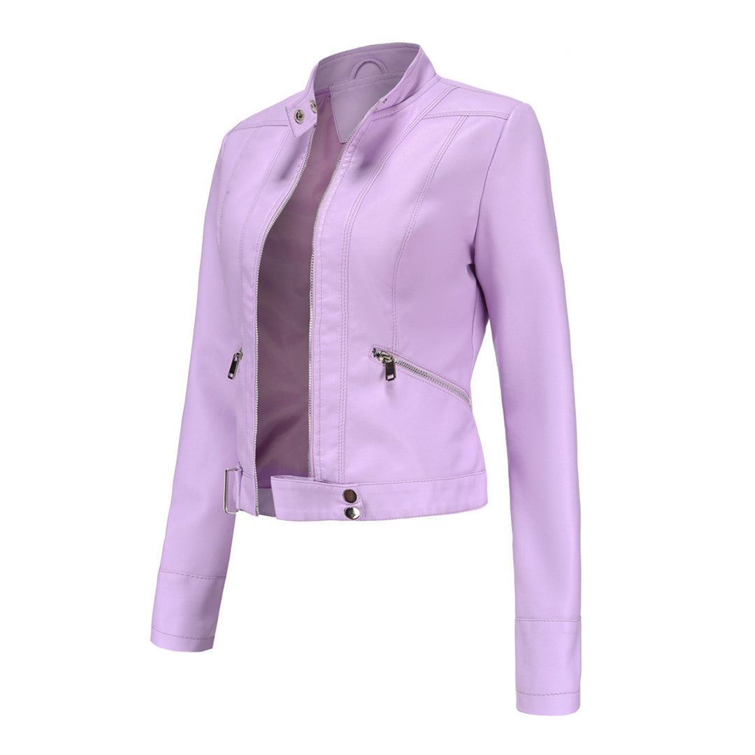 OXANA - Lente/Zomer korte leren jas voor dames
