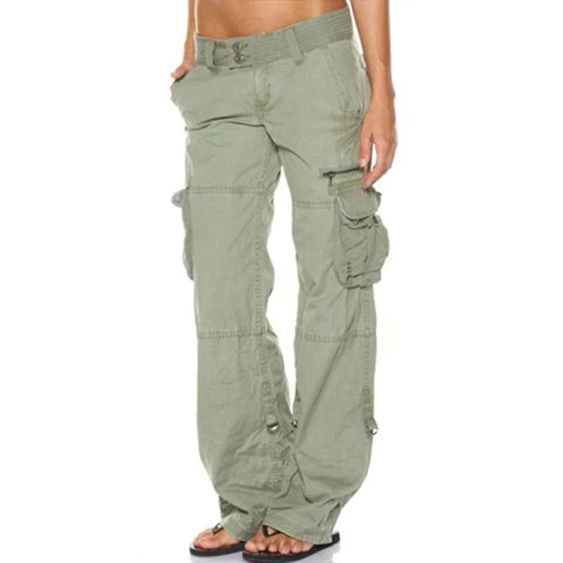 Paloma - Luchtige cargo broek met zakken voor dames, perfect voor de zomer