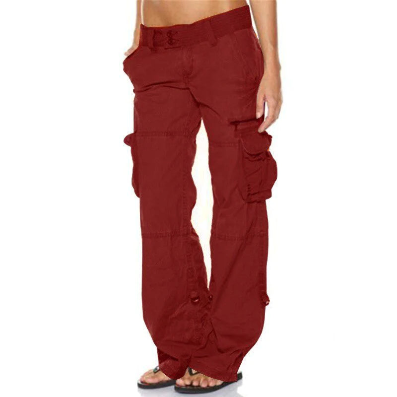 Paloma - Luchtige cargo broek met zakken voor dames, perfect voor de zomer
