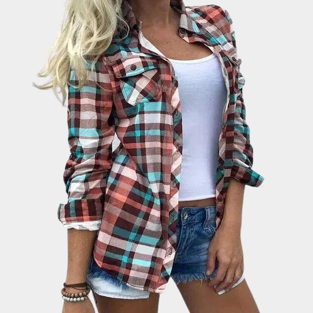 REESE - Kleurrijk zomers damesshirt