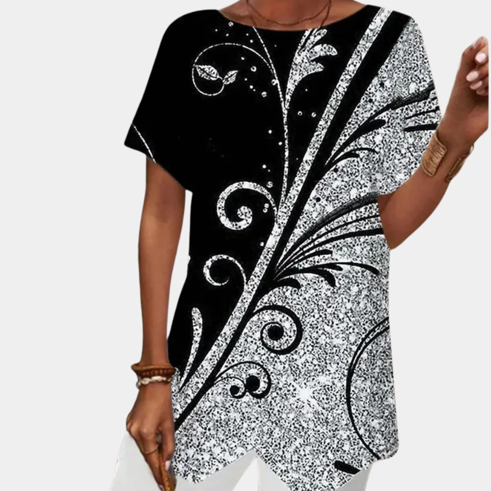 Santa - Geometrische stijl damesjurk voor de zomer