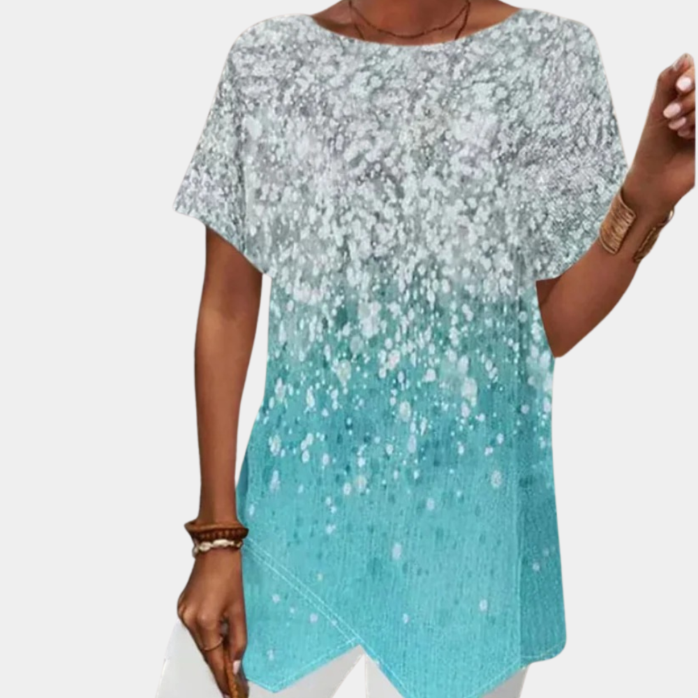 Santa - Geometrische stijl damesjurk voor de zomer