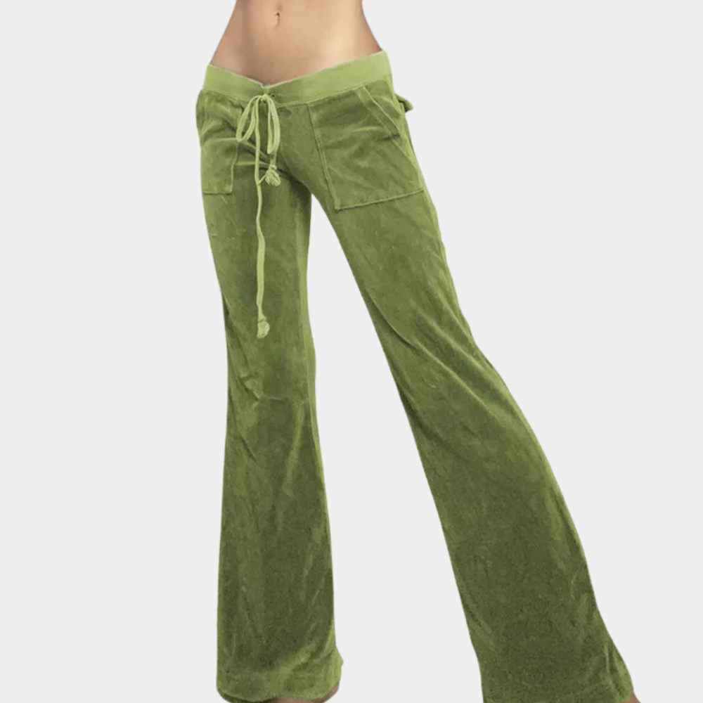 MILIANI - Luchtige Casual Uitlopende Broek voor Dames - Zomereditie