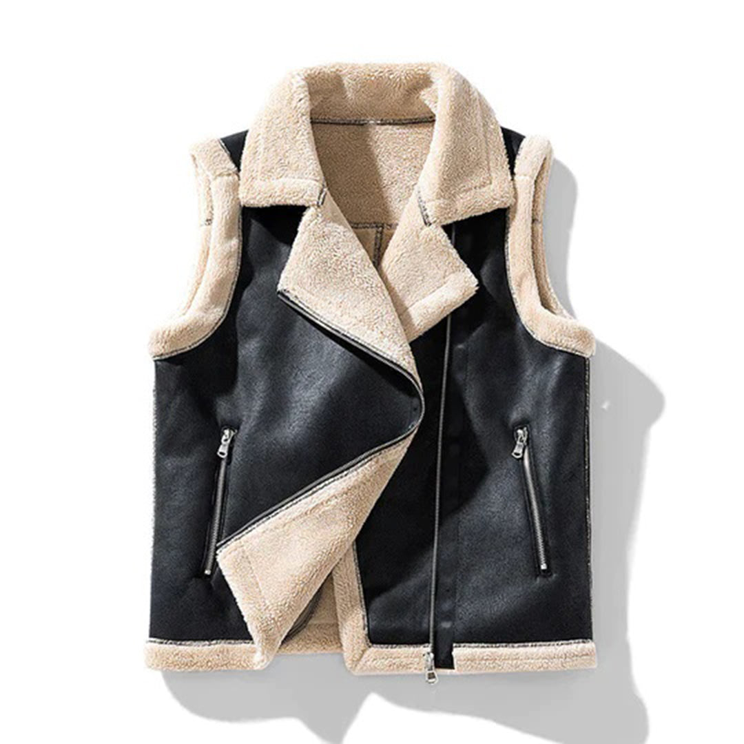 CHARLOTTE - Luchtig sherpa vest voor de zomer
