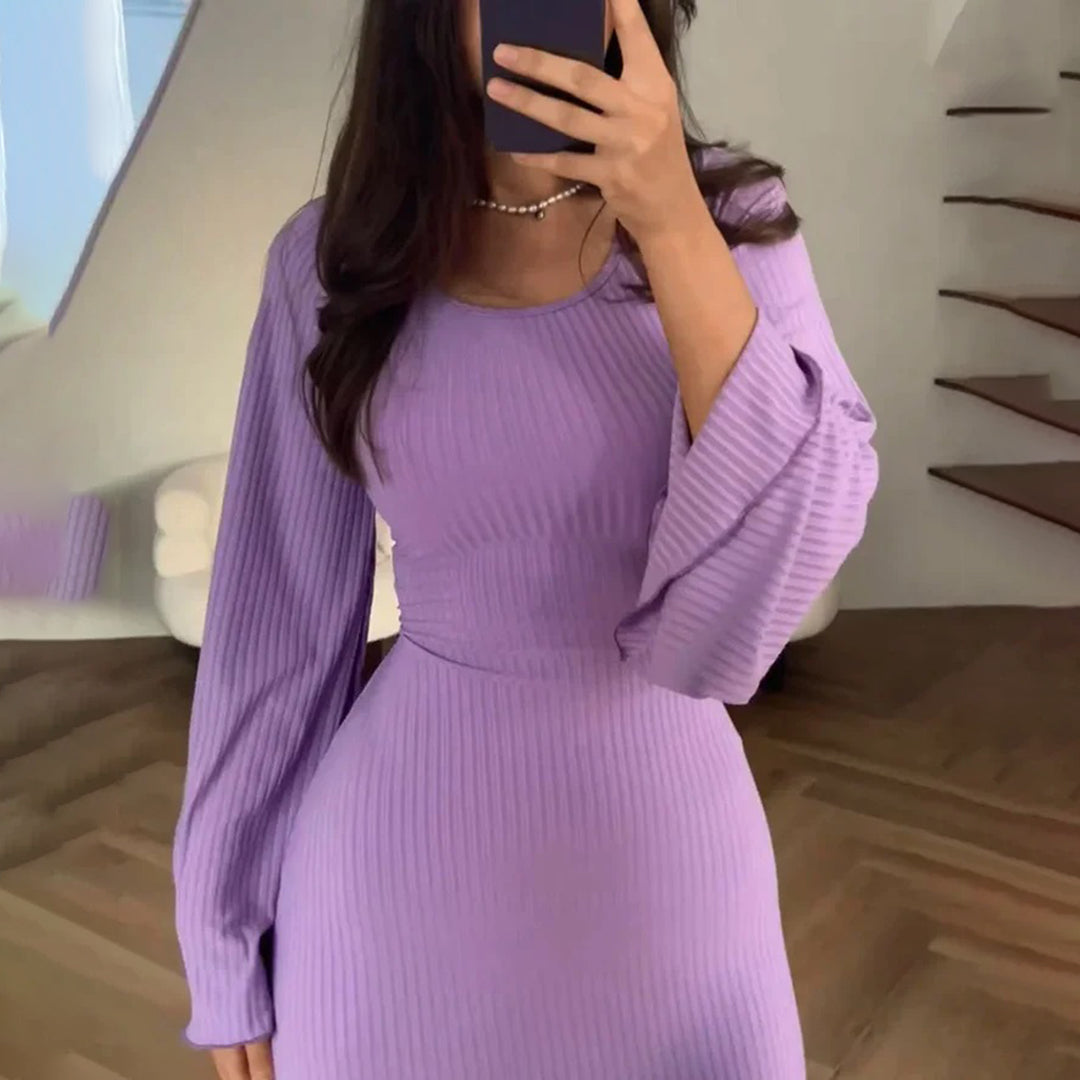 ELENA - Elegante zomerse gebreide jurk