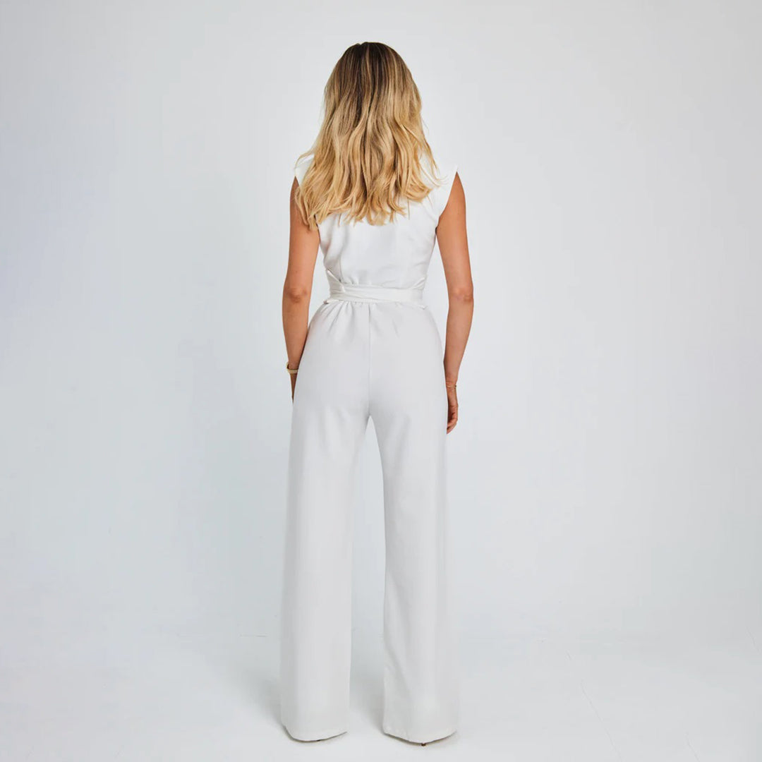 FLORENCE - Elegante mouwloze zomer jumpsuit