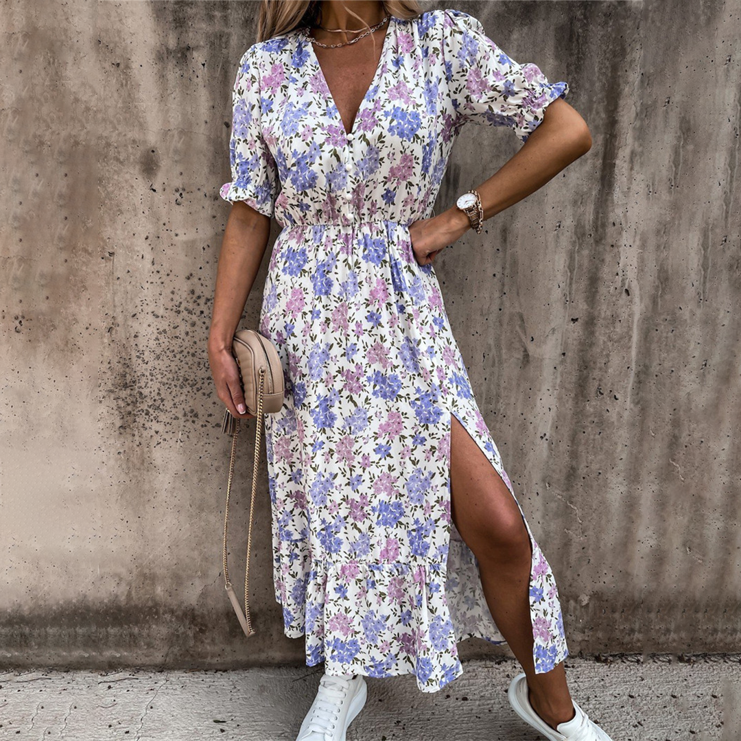 DARIA - Zomerse casual jurk met split
