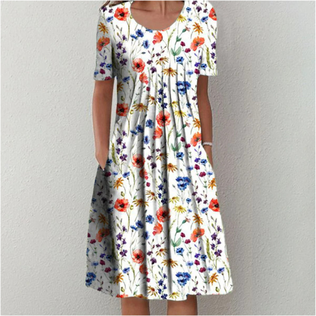 EBERTA - Casual floraaljurk voor de zomer