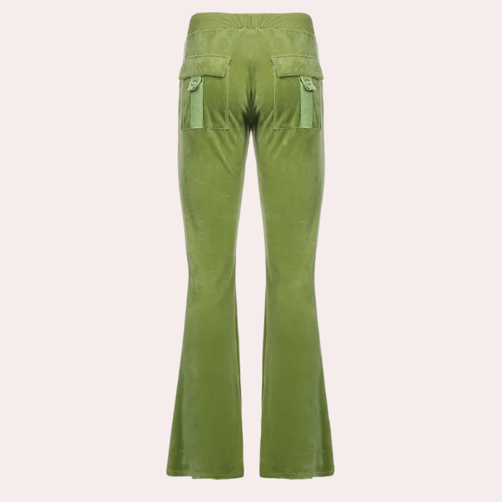 MILIANI - Luchtige Casual Uitlopende Broek voor Dames - Zomereditie