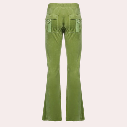 MILIANI - Luchtige Casual Uitlopende Broek voor Dames - Zomereditie