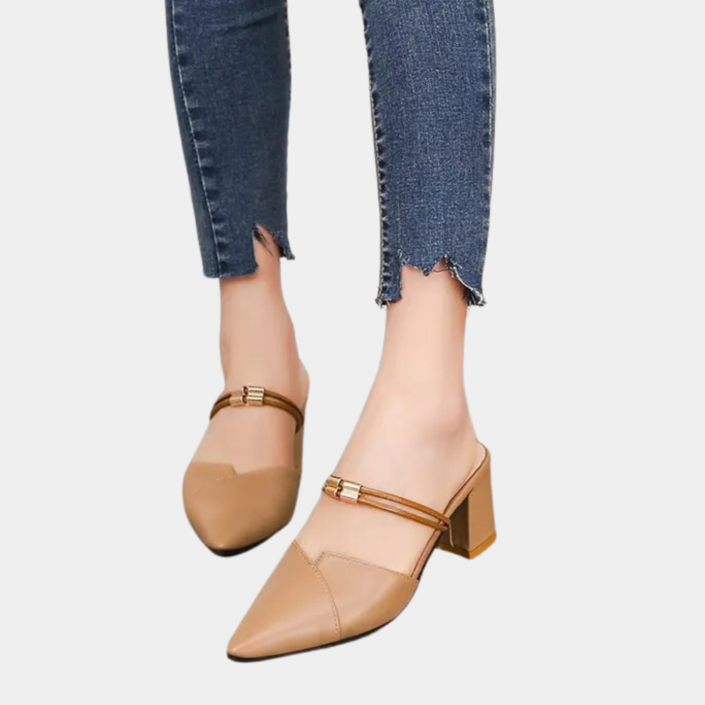 Elegante zomersandalen met hak voor dames