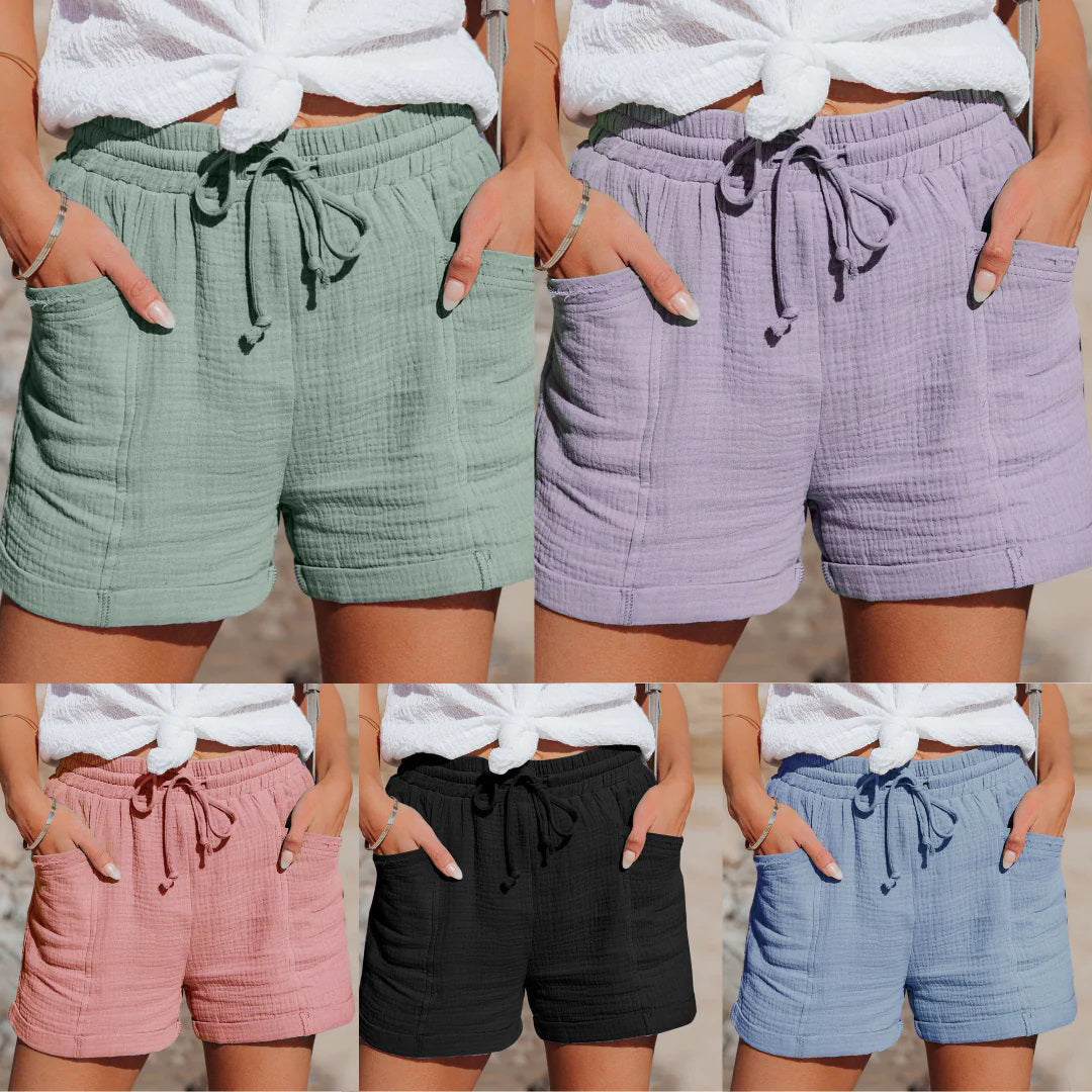MANYA - Luchtige zomerse casual shorts