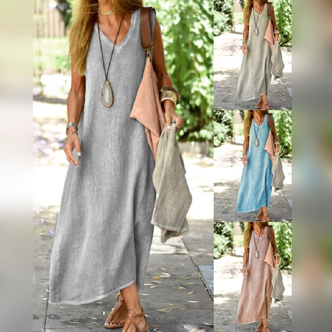 HALLIE - Zomerse casual maxi jurk