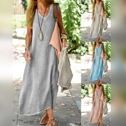 HALLIE - Zomerse casual maxi jurk