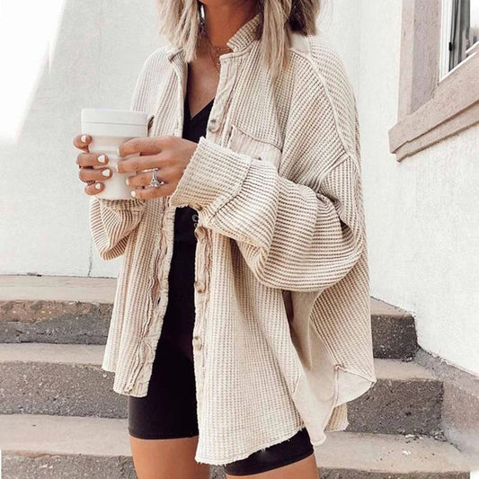 HADLY - Los ribgebreid zomer vest