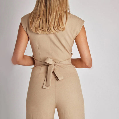 FLORENCE - Elegante mouwloze zomer jumpsuit