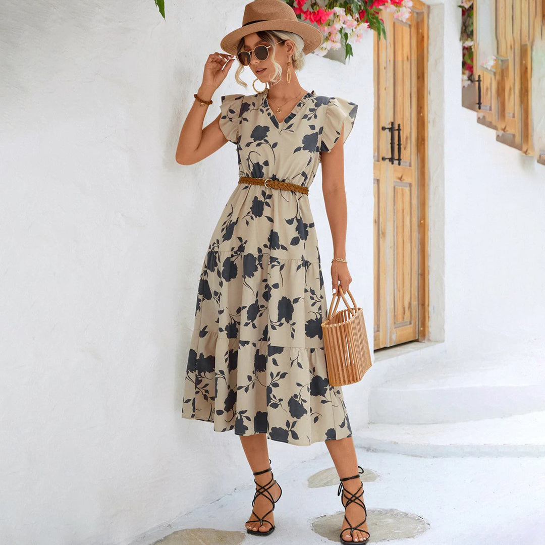 FREYA - Elegante zomerjurk voor zonnige dagen