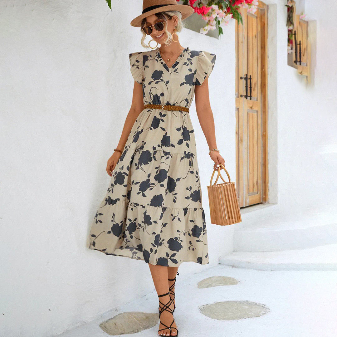 FREYA - Elegante zomerjurk voor zonnige dagen
