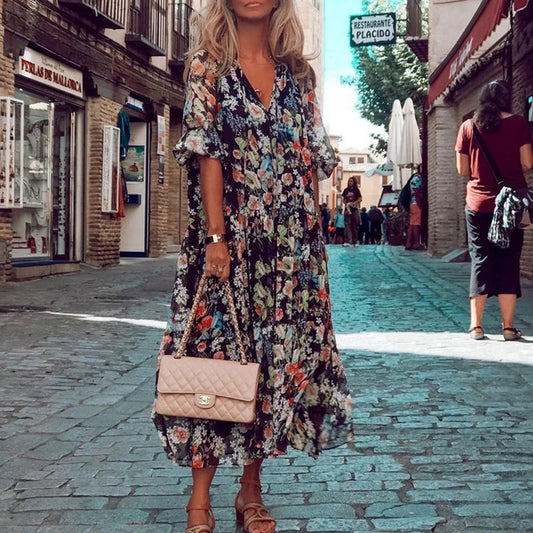 Regina - Bloemige zomerjurk voor zonnige dagen