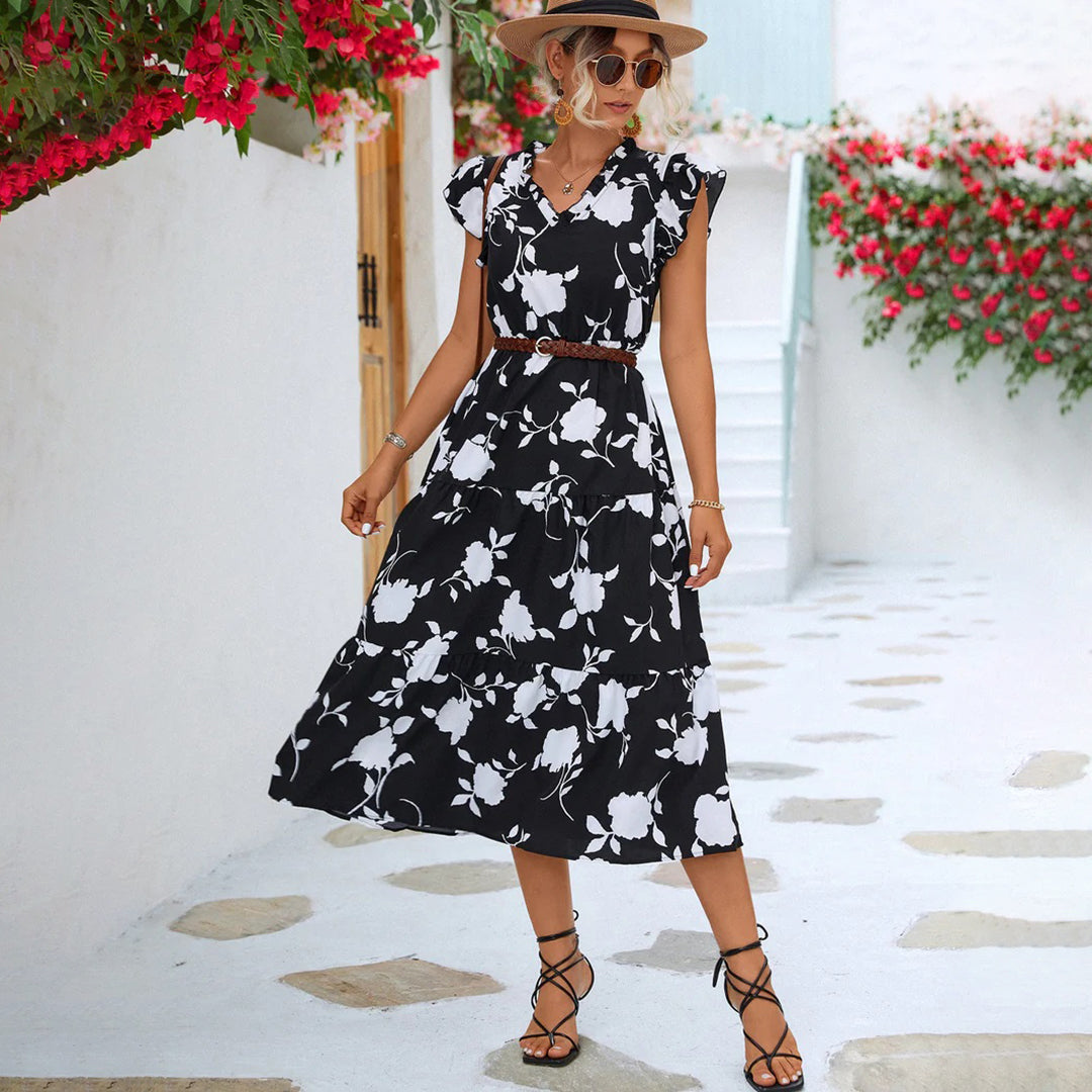 FREYA - Elegante zomerjurk voor zonnige dagen