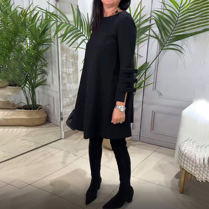 LAURENTIA - Casual zomerjurk met lange mouwen