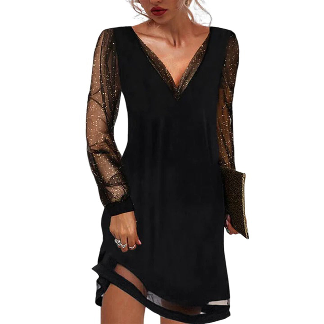 ATHENA - Elegante zomerjurk met V-hals