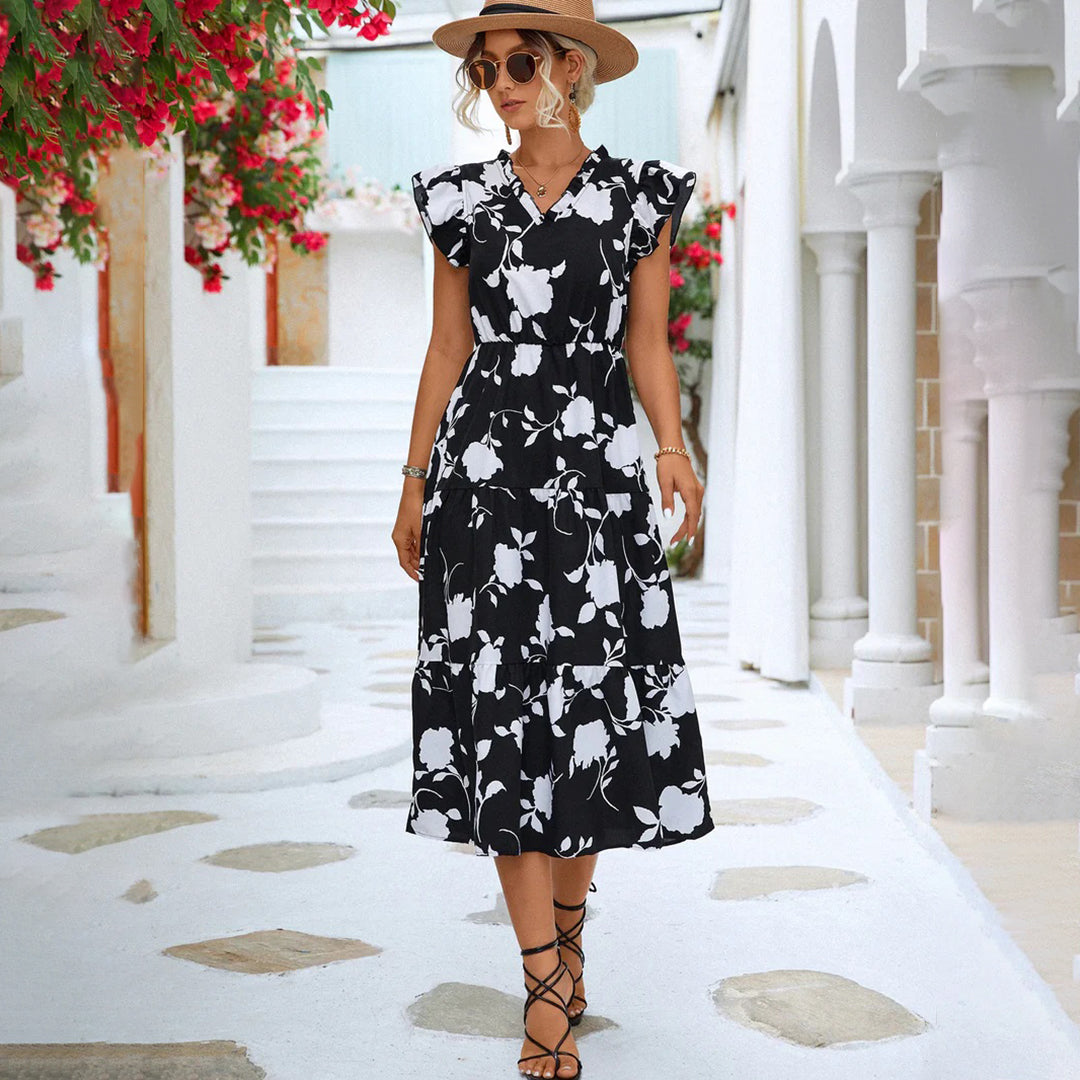 FREYA - Elegante zomerjurk voor zonnige dagen