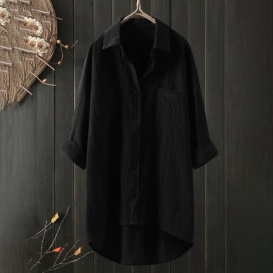 DAPHNE - Luchtige blouse met lange mouwen voor de zomer