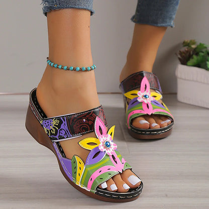 KAMARI - Kleurrijke zomersandalen voor de lente en zomer