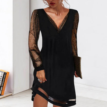 ATHENA - Elegante zomerjurk met V-hals