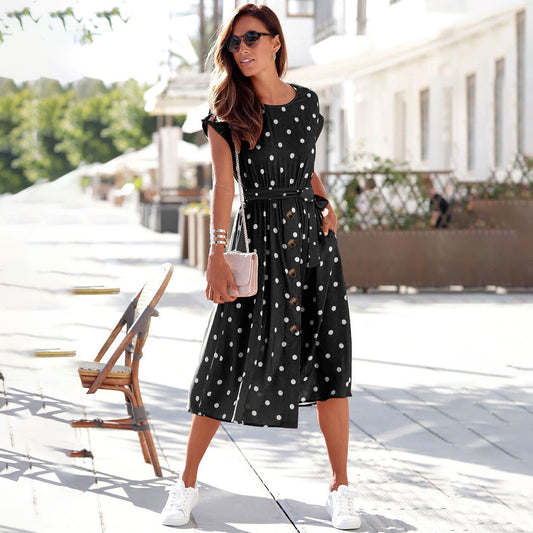 BARBRO - Casual midi zomerjurk