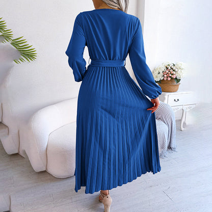 MONIQUE - Elegante geplooide zomerjurk