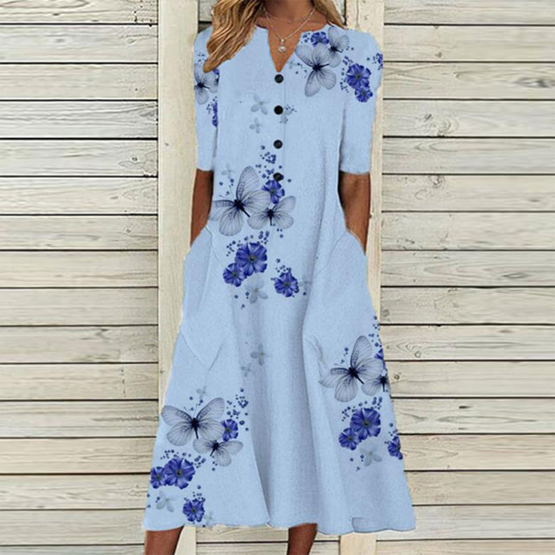 ROZA - Comfortabele casual zomerjurk