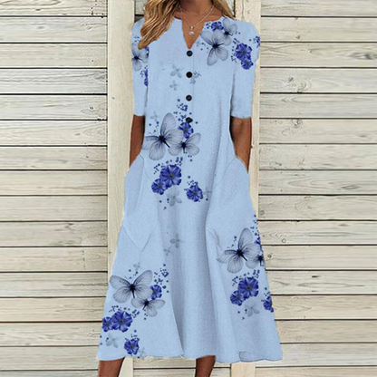 ROZA - Comfortabele casual zomerjurk