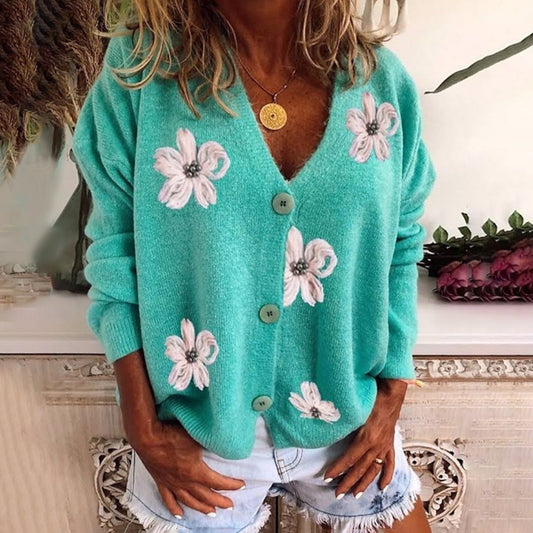LAYLA - Zomers gebloemd vest met V-hals