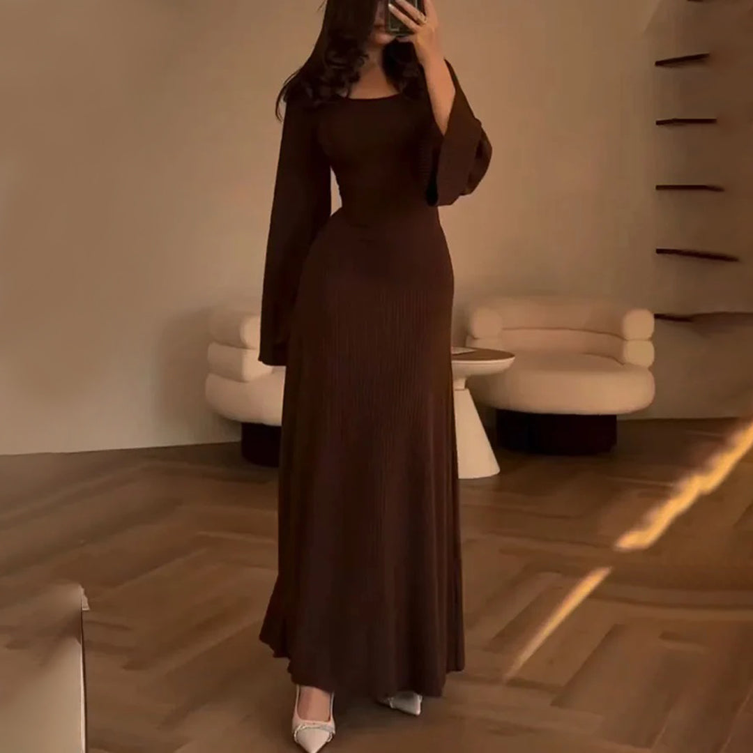 ELENA - Elegante zomerse gebreide jurk