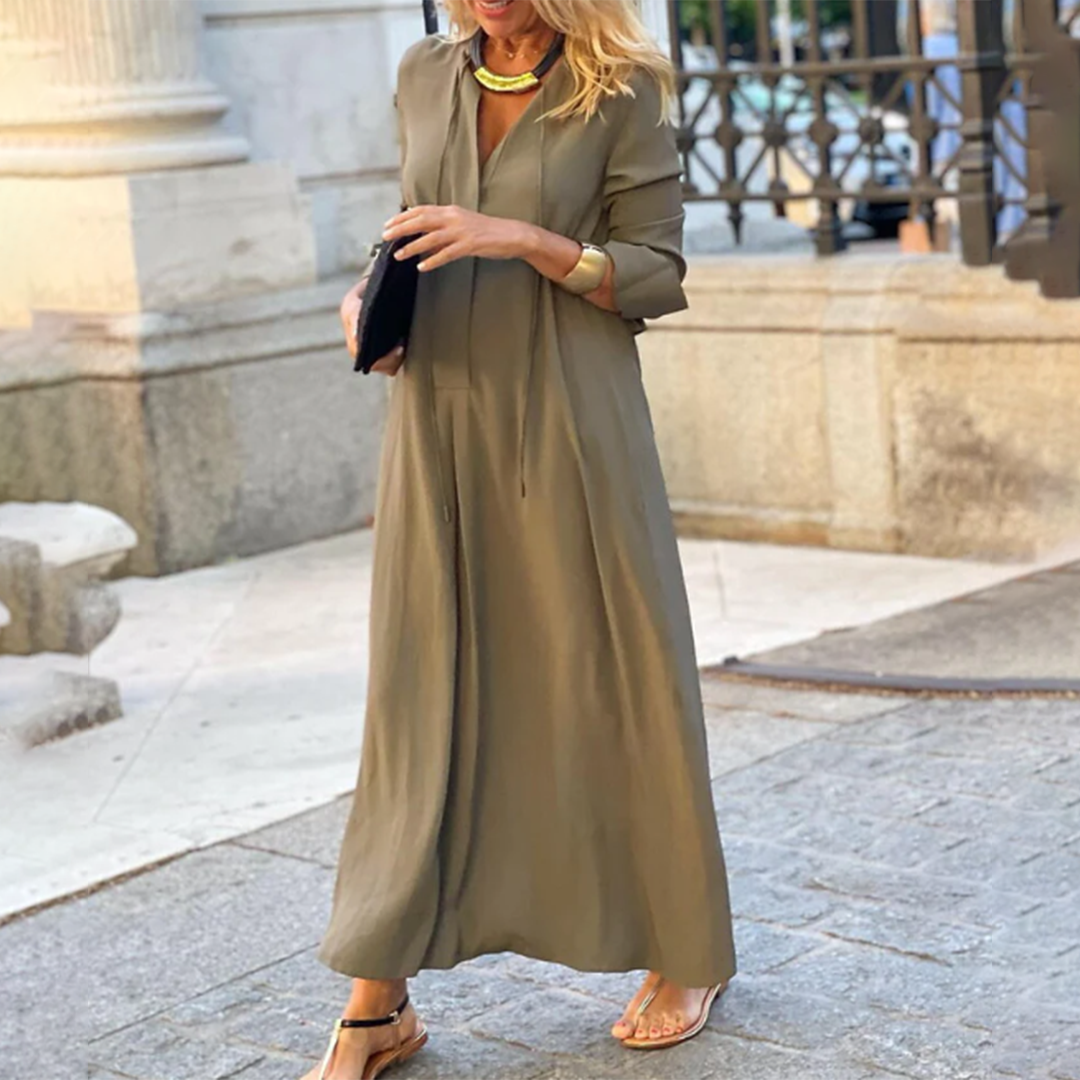 GITTA - Comfortabele loose fit maxi zomerjurk