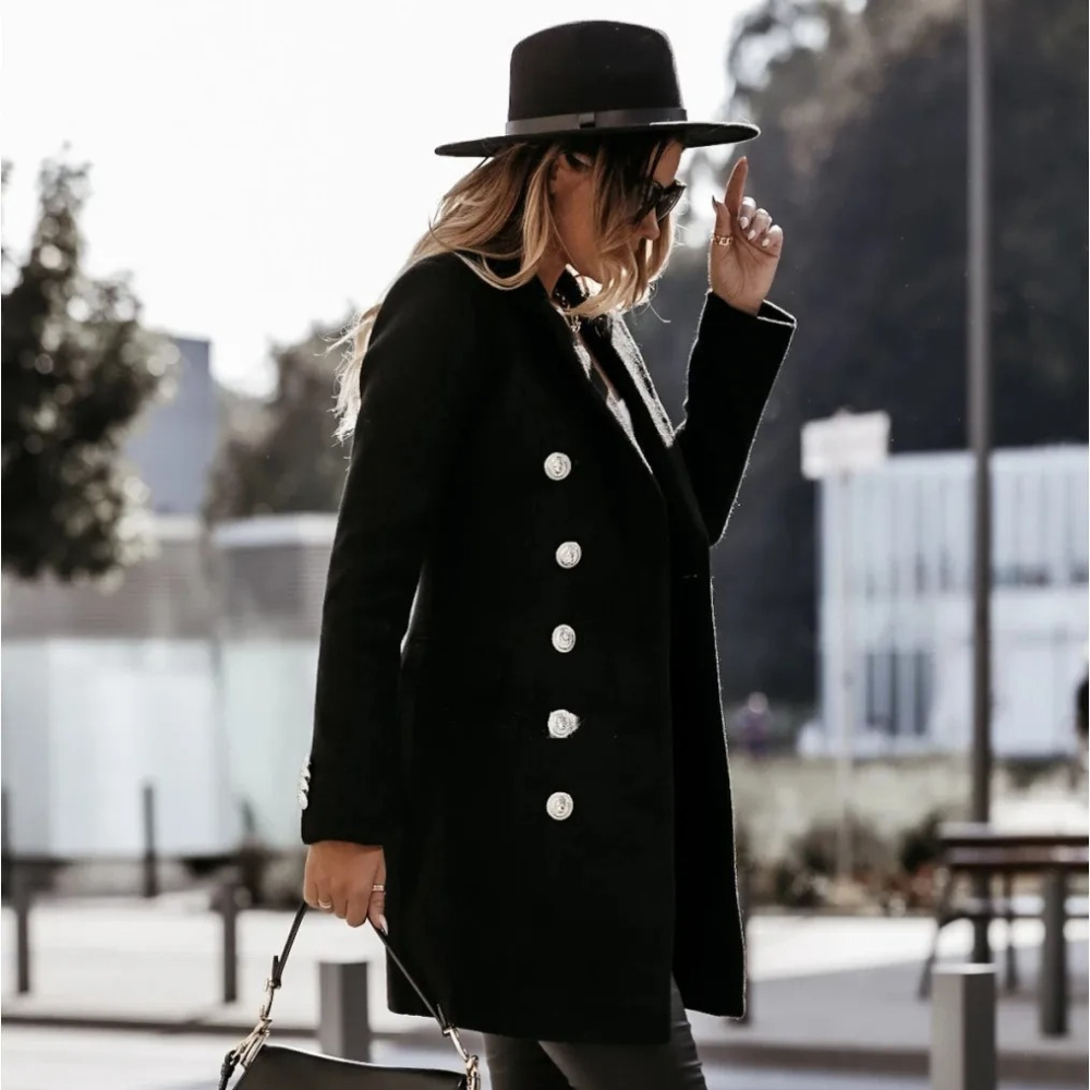 HENNA - Zomerse blazer met dubbele borst voor dames