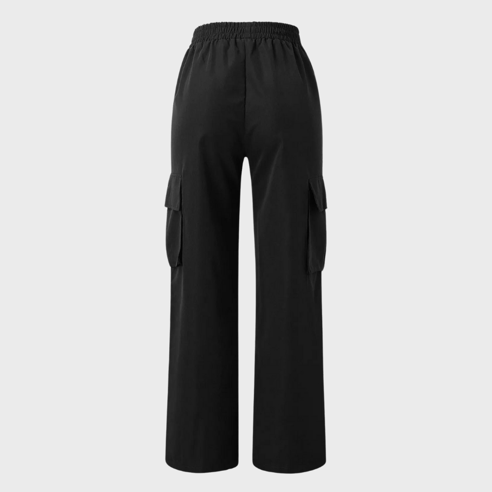 Marjo - Recht gesneden cargo broek voor dames - Zomerse Editie