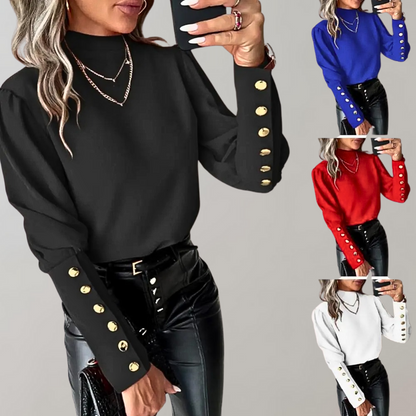 Luvia - Stijlvolle zomerse damesblouse met kant
