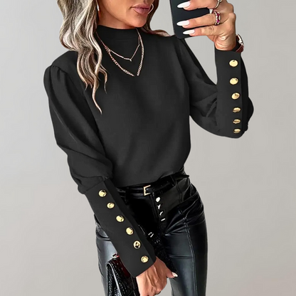 Luvia - Stijlvolle zomerse damesblouse met kant